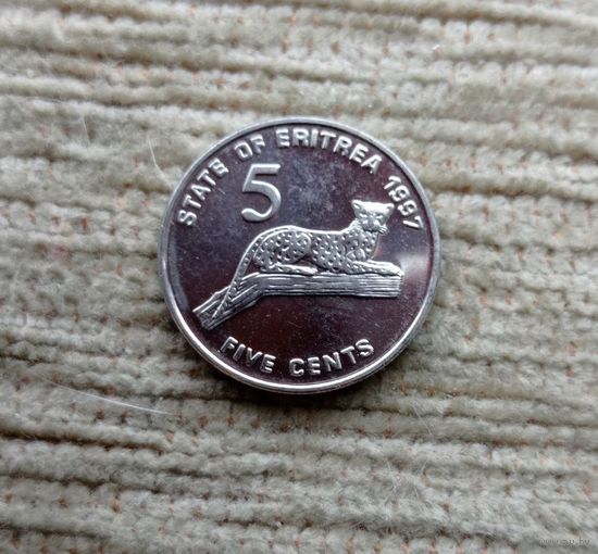 Werty71 Эритрея 5 центов 1997 1991
