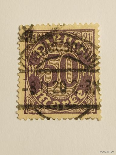 Германия 1920  маре.госслужб