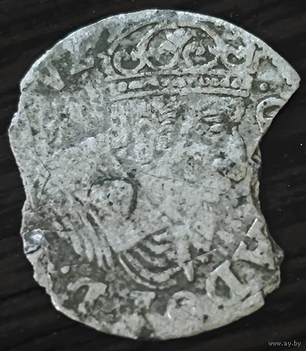 1 грош, 1629 года. Шведская оккупация Эльбинга. Густав II Адольф. Интереснейший экземпляр из личной коллекции