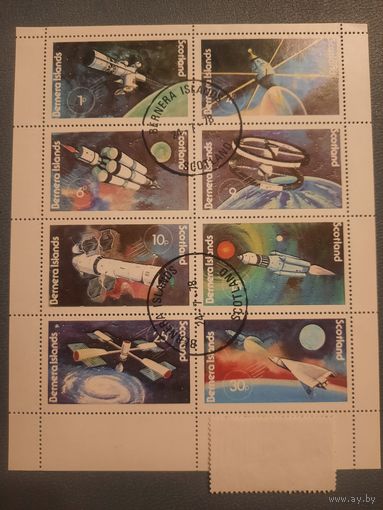 Шотландия 1978. Остров Бернера. Космонавтика. Малый лист