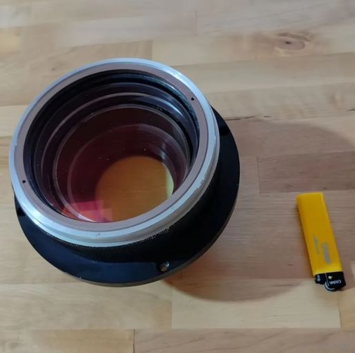 Объектив А0,015 F710 возможно аэрокосмический