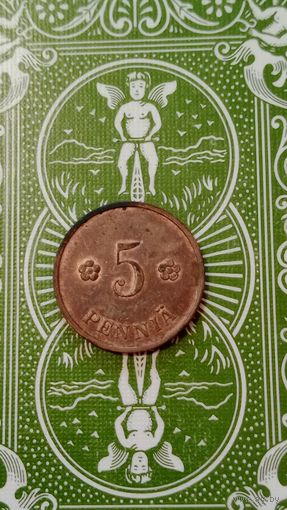 Финляндия 5 пенни 1934