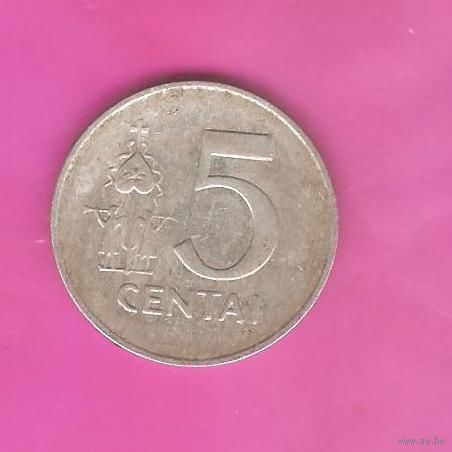 5 центов 1991г. (Литва)