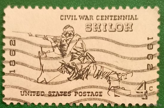 США 7 апреля 1962. Столетие Гражданской войны, битва при Шайлоу