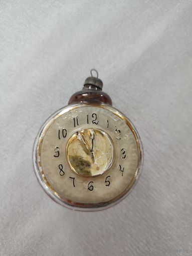 Ёлочная игрушка часы, распродажа коллекции.