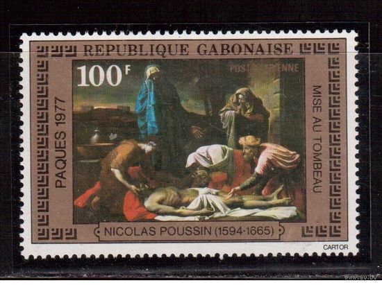 Габон-1977, (Мих.615)  ** , Искусство, Живопись, Религия,