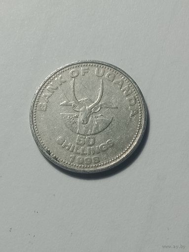 Уганда 50 шиллингов 1998 года .