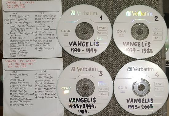 CD MP3 VANGELIS - 4 CD