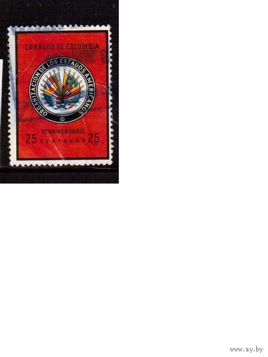 Колумбия-1962(Мих.1019) , гаш. ,  Флаги