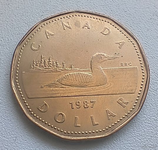Канада 1 доллар 1987 7-11-28