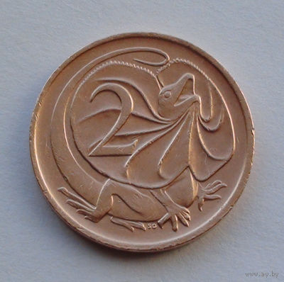 Австралия 2 цента. 1970 г.