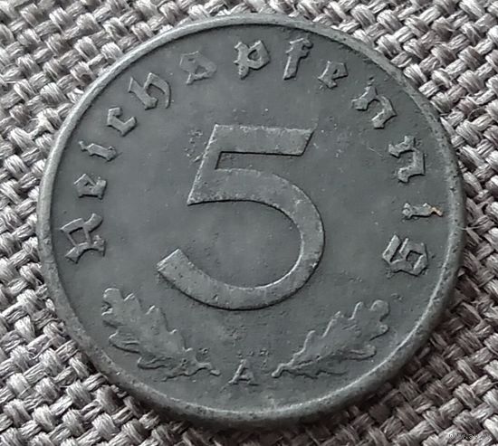 5 рейхспфеннигов 1944 А