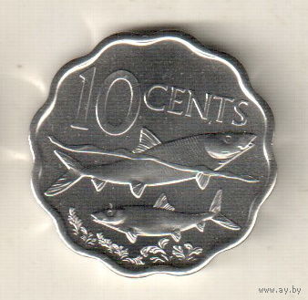 Багамские острова 10 цент 2007