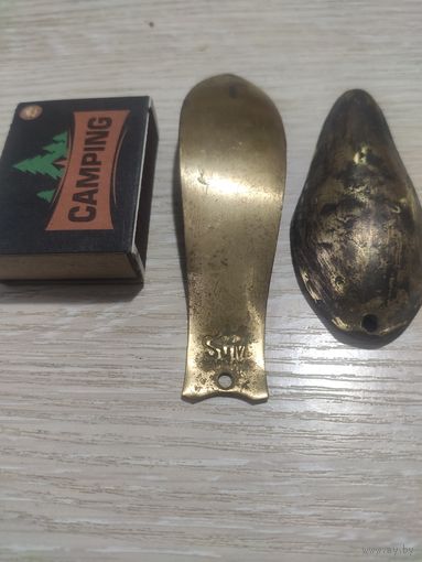 Блёсны на сома, поднятые подводником