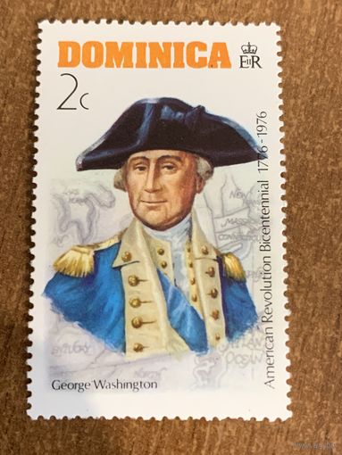 Доминика 1976. Джордж Вашингтон. Марка из серии