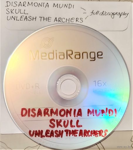 DVD MP3 дискография DISARMONIA MUNDI, SKULL, UNLEASH THE ARCHERS (Melodic Death, Melodic Metalcore, Modern Metal, Progressive Metal, Black Metal, Thrash Metal, Power Metal) - 1 DVD