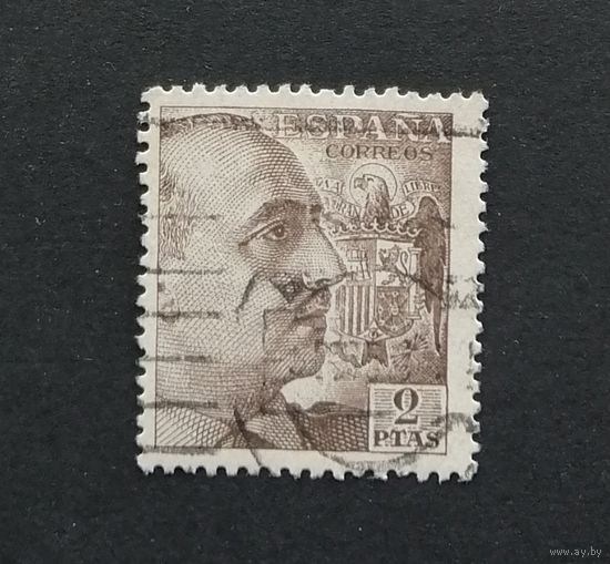 Испания 1950. Генералисимус Франсиско Франко