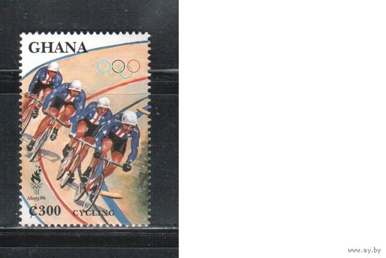 Гана-1995 (Мих.2174) , ** ,   Спорт, Велоспорт , Велосипеды,