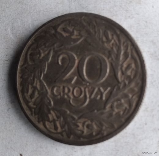 20 ГРОШЕЙ 1923 г.