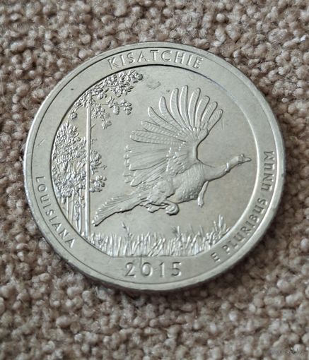 США 25 центов, 2015 Национальный лес Кисатчи P