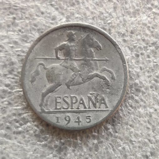 Испания 5 сентимо  1945 г.