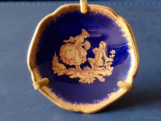 Тарелка миниатюрная декоративная Лимож Limoges Франция