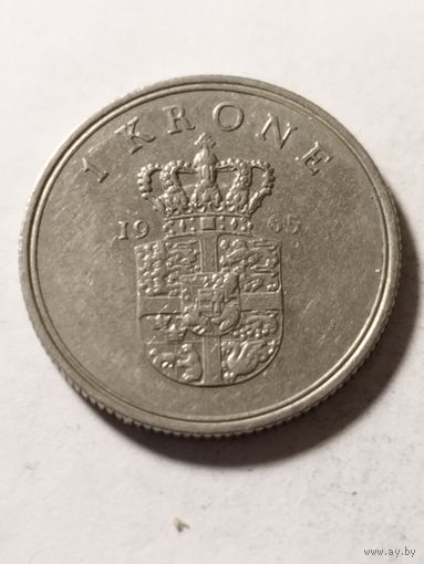 Дания 1 крона 1965