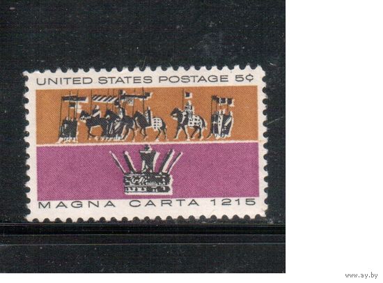 США-1965, (Мих.881) , ** , Корона, Армия Короля (одиночка)