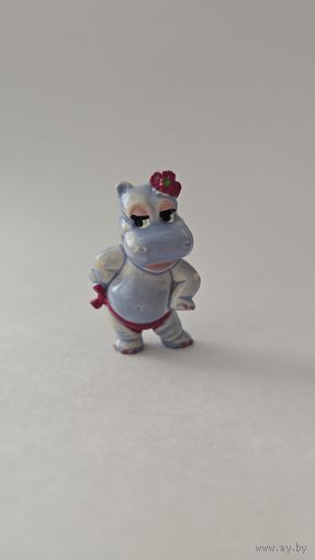 Фигурка Kinder, Бегемотик  Susi Sonnenschein из серии "Бегемотики на Гавайях" 1988г