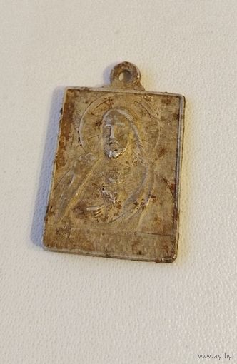 Иконка нательная, двухсторонняя.