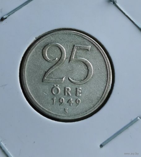 203. 25 эре 1949 г. Серебро