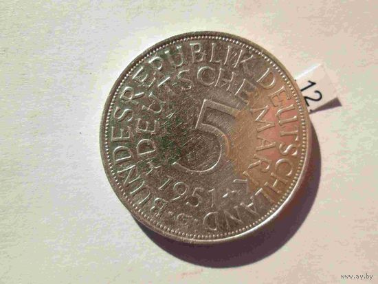 5 марок 1951 года
