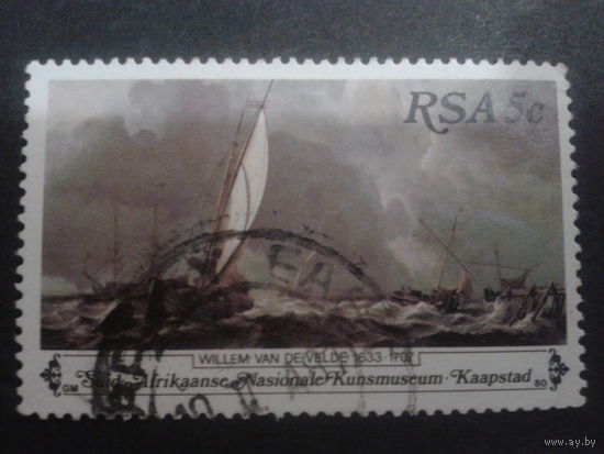 ЮАР 1980 парус, живопись