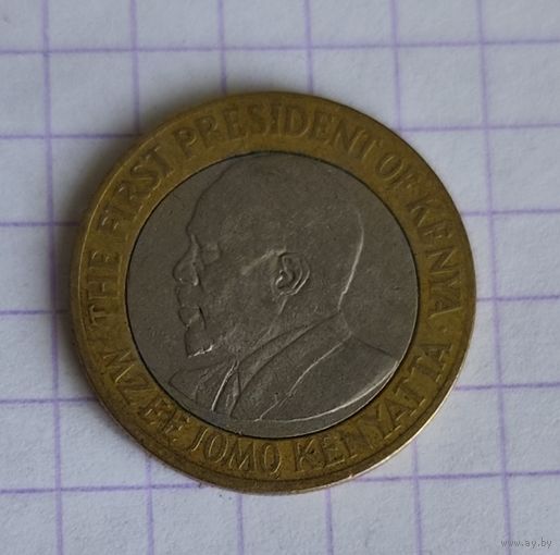Кения 10 шиллингов, 2005 (1-3-35)