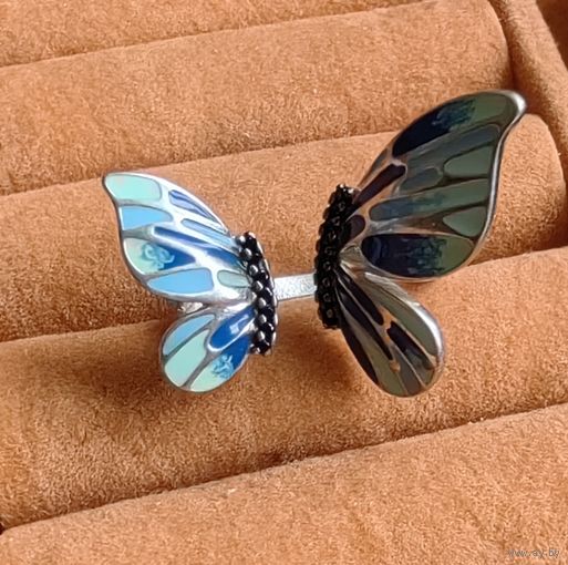 Кольцо, 925, деформированное