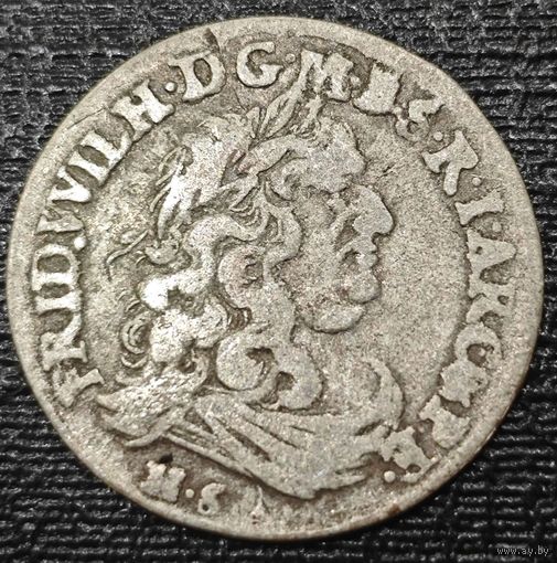 Бранденбург-Пруссия 6 грошей, 1681 года. Фридрих Вильгельм I