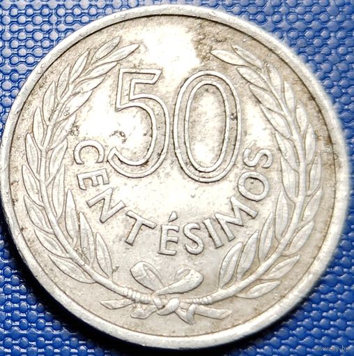 Уругвай 50 сентесимо 1965 г.