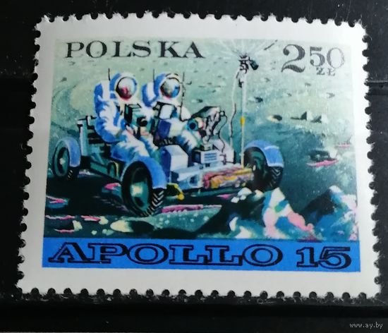Польша 1971 Космос Аполлон 15