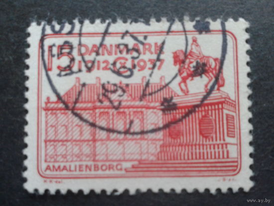 Дания 1937 памятник королю Фредерику 5