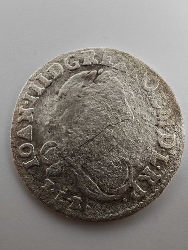 Шестак (6 грошей) 1683 год. Ян lll Cобеский.