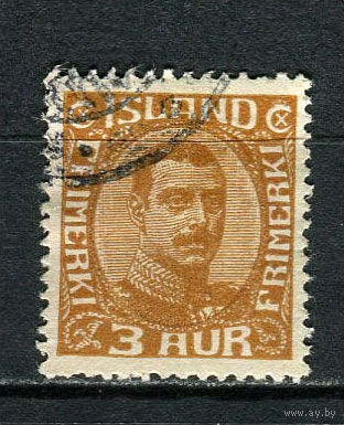 Исландия - 1931/1937 - Король Кристиан 3А - [Mi.157] - 1 марка. Гашеная.  (Лот 19Dg)