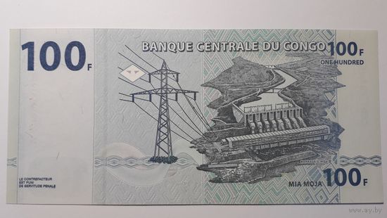 Конго, 100 франков 2013 г. Серия MD S. UNC.