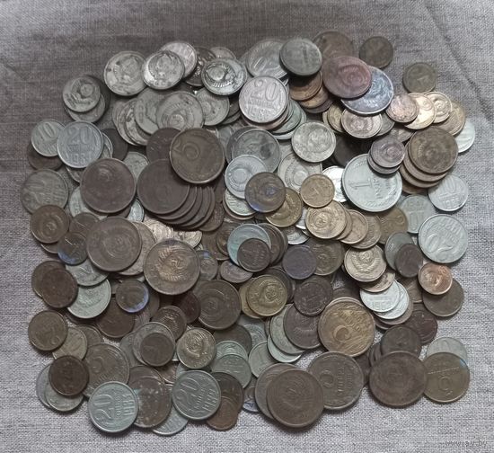 Монеты СССР более 0,6 кг.