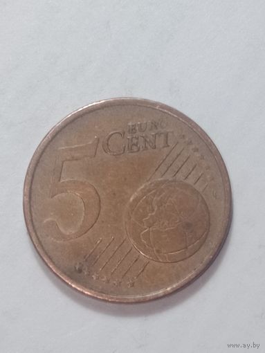 Германия 5 центов 2005 года . J