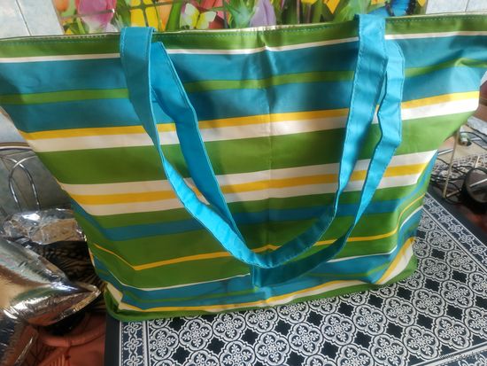 Сумка пляжная. 50 см. на 37 см. Состояние на скане.