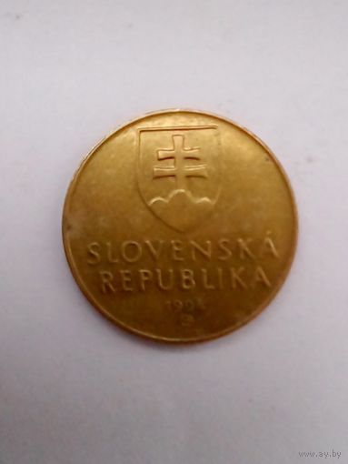 Словакия.1 крона 1994 г.(2)