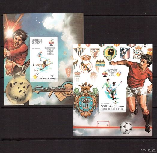 1981 Джибути 1982 Чемпионат мира по футболу в Испании  MNH