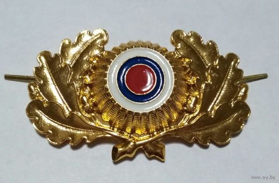 Кокарда лесное хозяйство России в лаврах