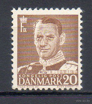 Король Фредерик IX Дания 1948 год 1 марка