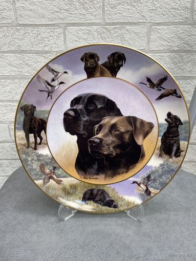 Декоративная тарелка Franklin Mint Friends In The Field 20.5 см Посмотрите мои лоты.